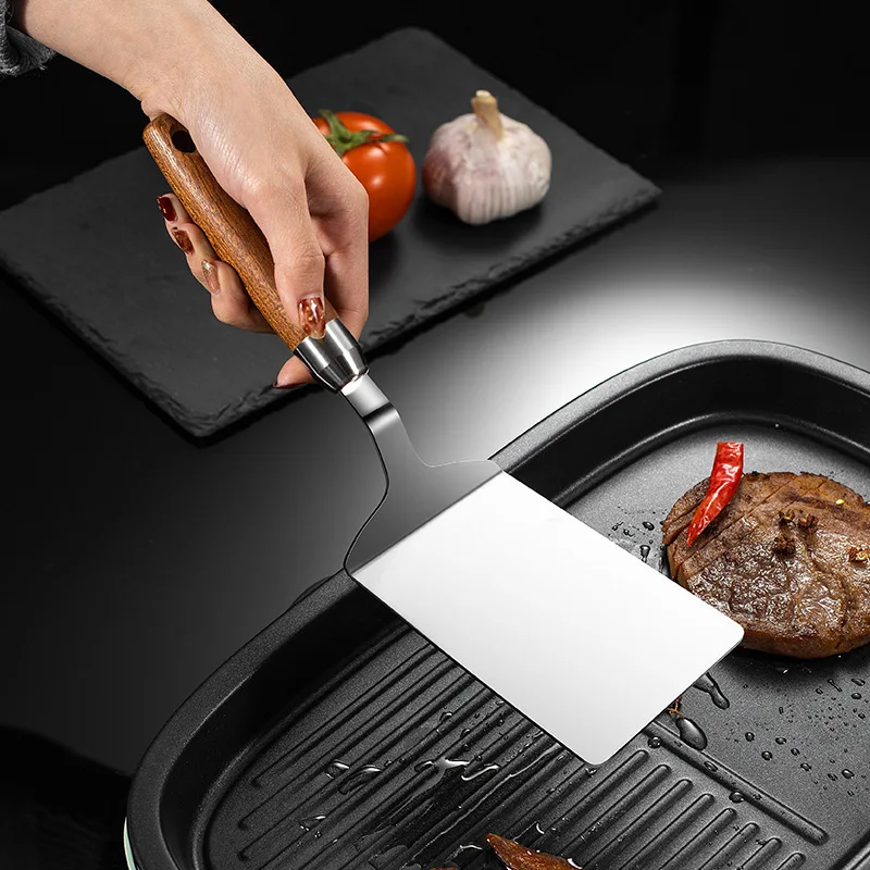 Stainless Steel Square Head St - Okonomiyaki Spatula avis et prix
