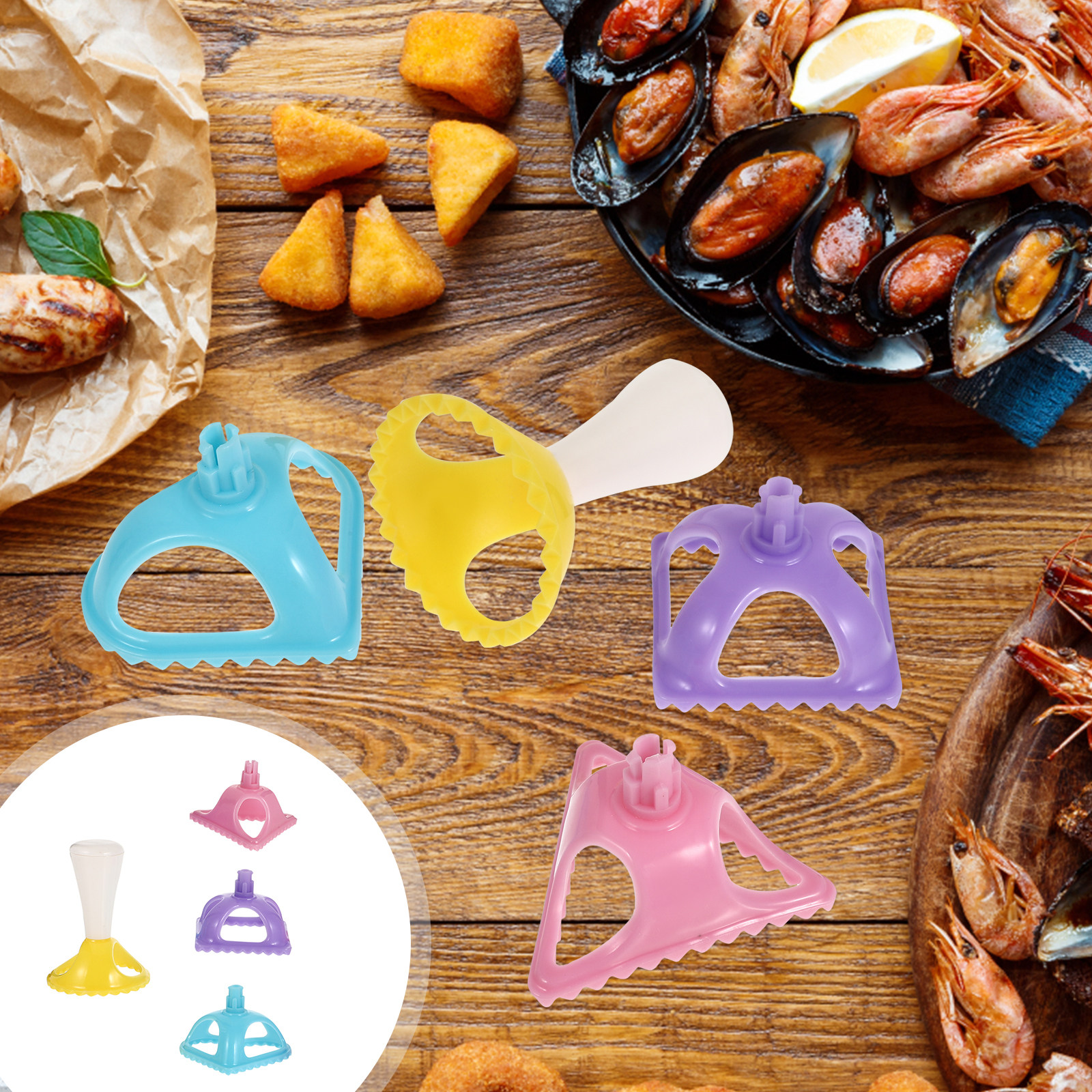 4Pcs Dumpling Turnover Mold Se - Dumpling Press Set avis et prix
