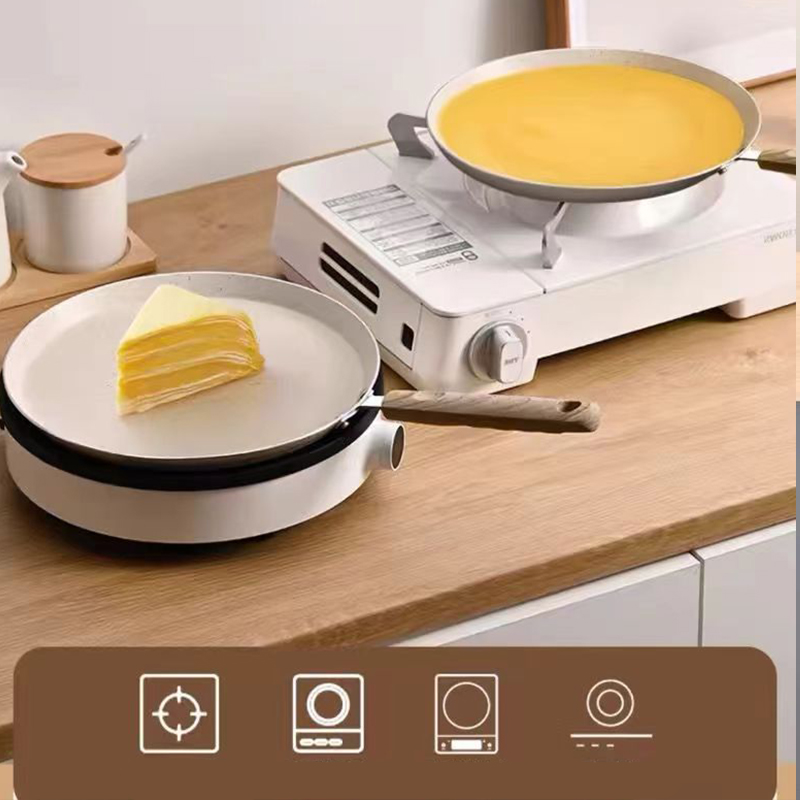 10In Thickened Omelet Pan Pizz - Danish Pancake Pan avis et prix