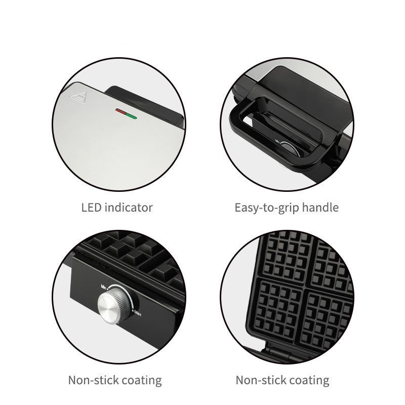 Reemix 4-Slice Belgian Mini Wa - Mini Pancake Griddle avis et prix