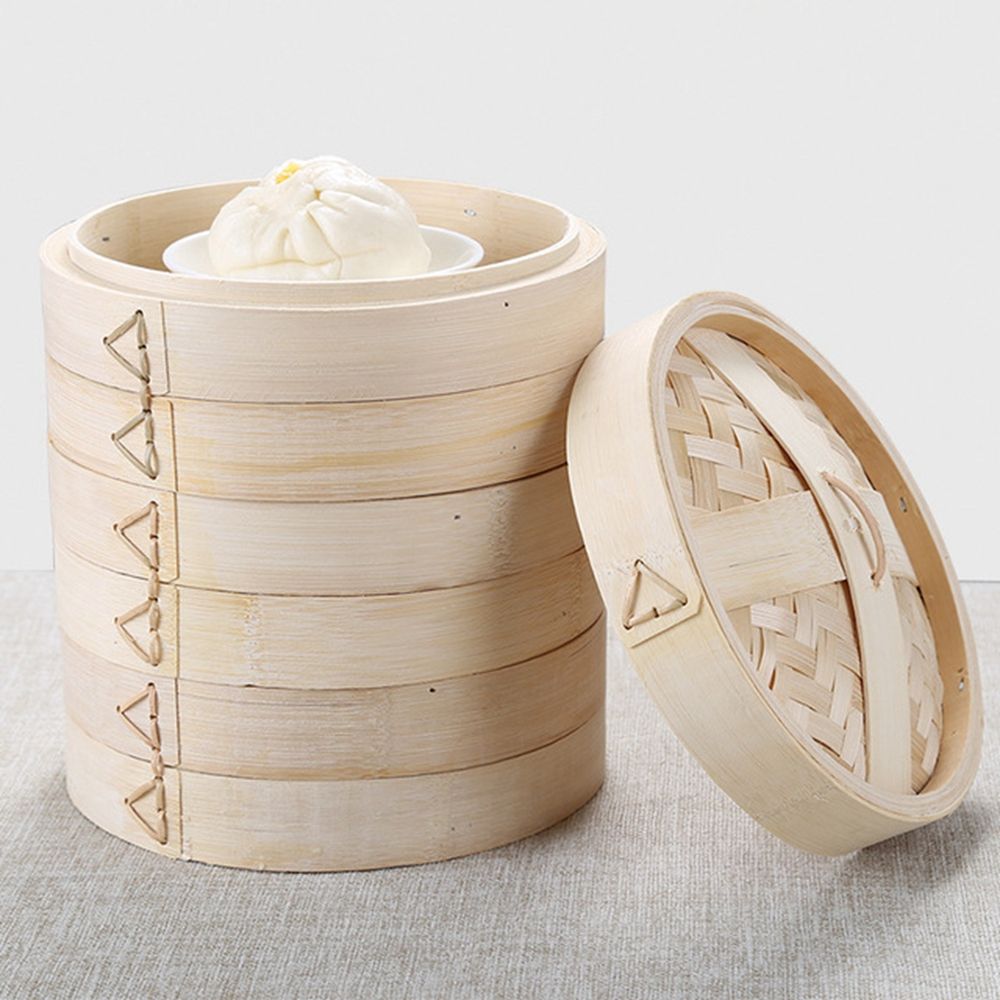 Steaming With Lid Cooking Tool - Bao Steamer Bamboo avis et prix