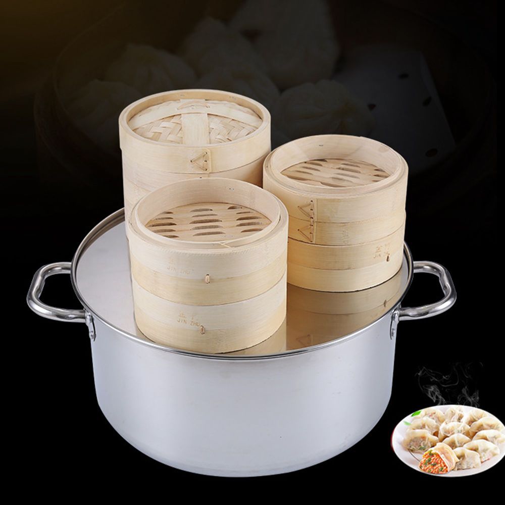 Steaming With Lid Cooking Tool - Bao Steamer Bamboo avis et prix
