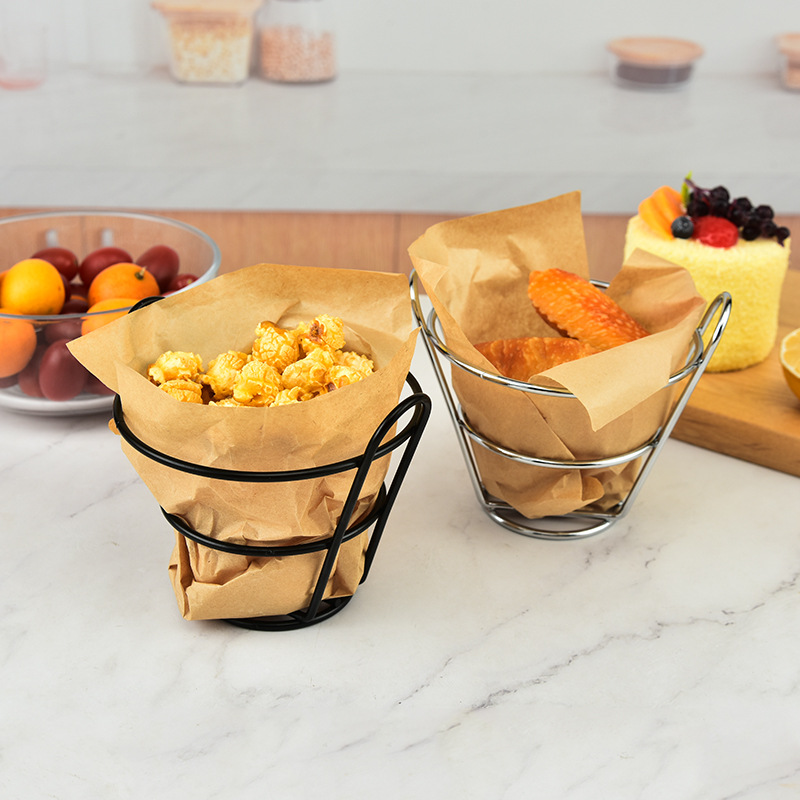 Iron small food basket Bar fri - Dim Sum Basket avis et prix