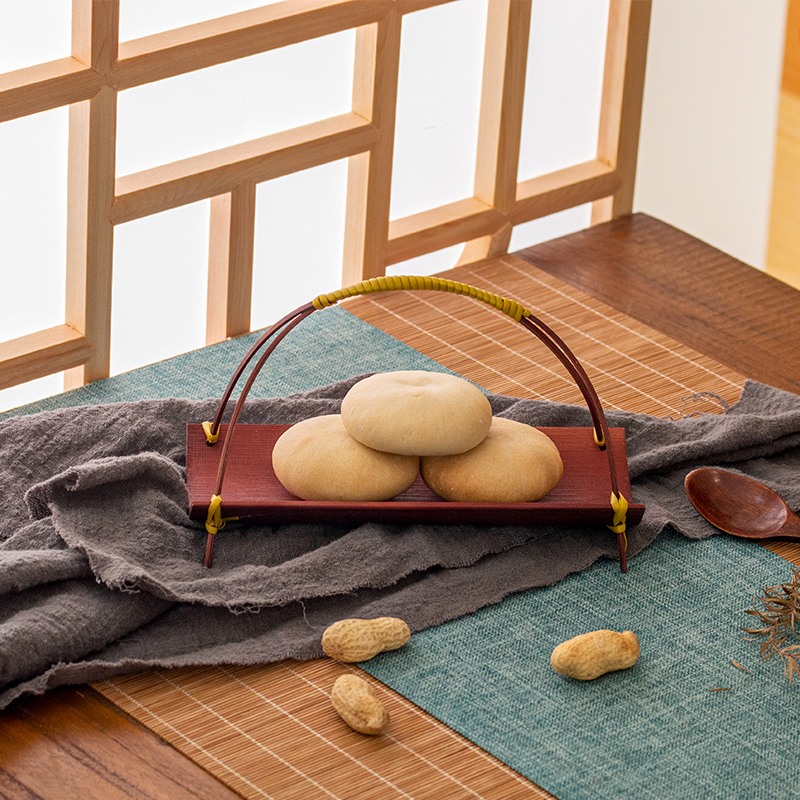 Handwoven Bamboo  Tea Tray Wed - Dim Sum Basket avis et prix