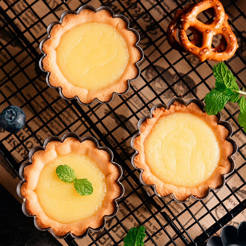 12Pcs Pan Mold Tart Quiche Fla - Egg Waffle Pan avis et prix