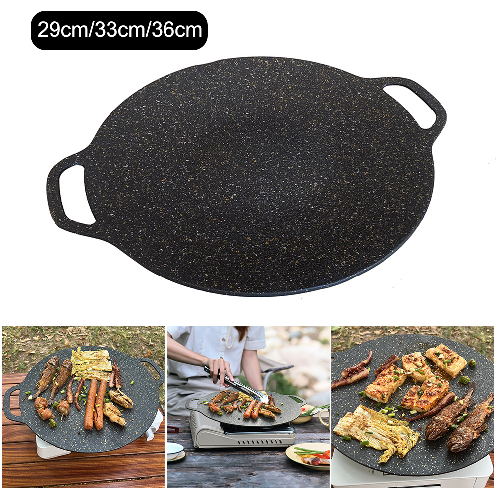 Grilling Pan Non-stick Oil Fry - Danish Pancake Pan avis et prix