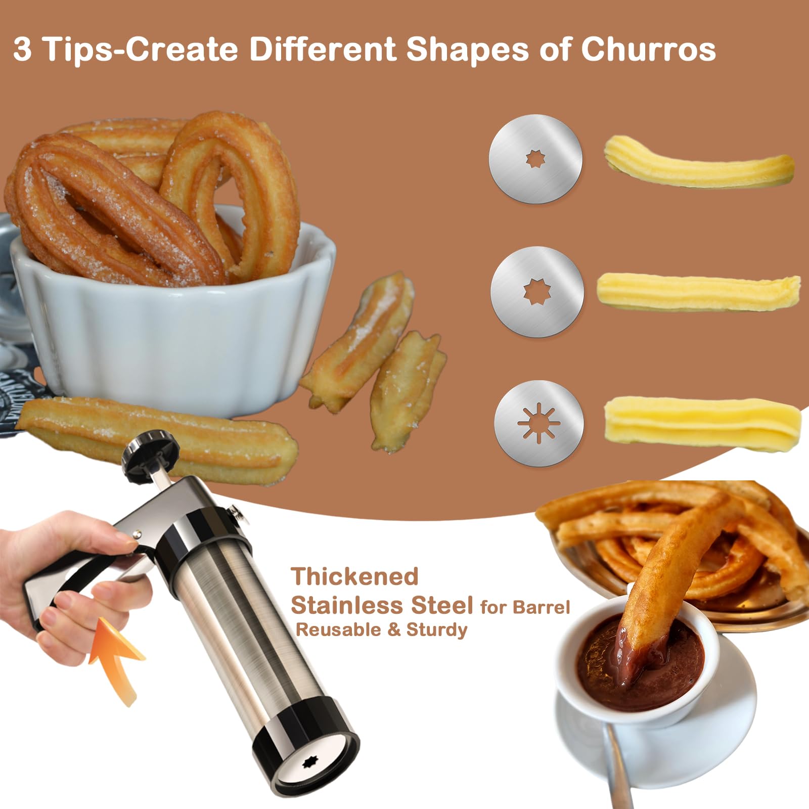 Traditional Churro Maker Machi - Churros Maker Gun avis et prix