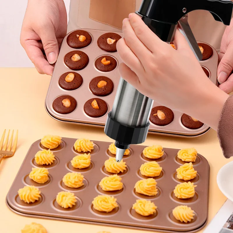 Cookie Press Gun Kit Stainless - Churros Maker Gun avis et prix