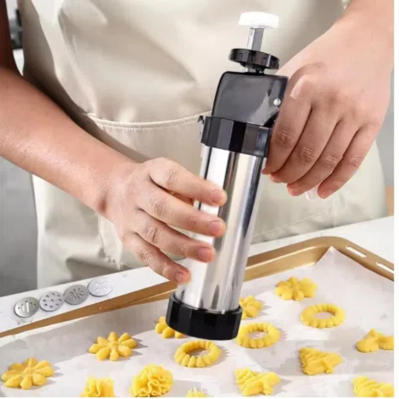 Cookie Press Gun Kit Stainless - Churros Maker Gun avis et prix