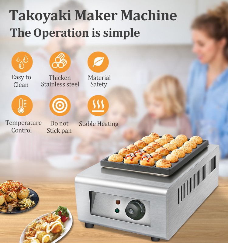 Commercial Big Power Electric  - Takoyaki Grill Plate avis et prix