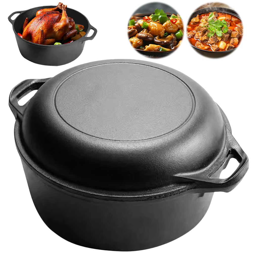 2 in 1 Cast Iron Dutch Oven Po - Cast Iron Corn avis et prix