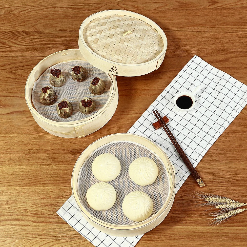 Bamboo Steamer Basket with Lid - Bao Steamer Bamboo avis et prix