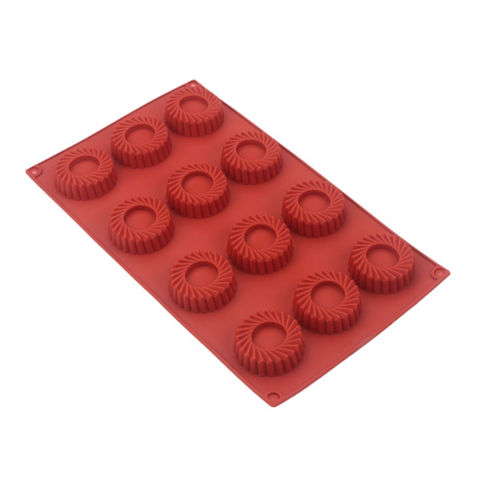 12 Holes Circular Vortex Shape - Donut Mold Silicone avis et prix