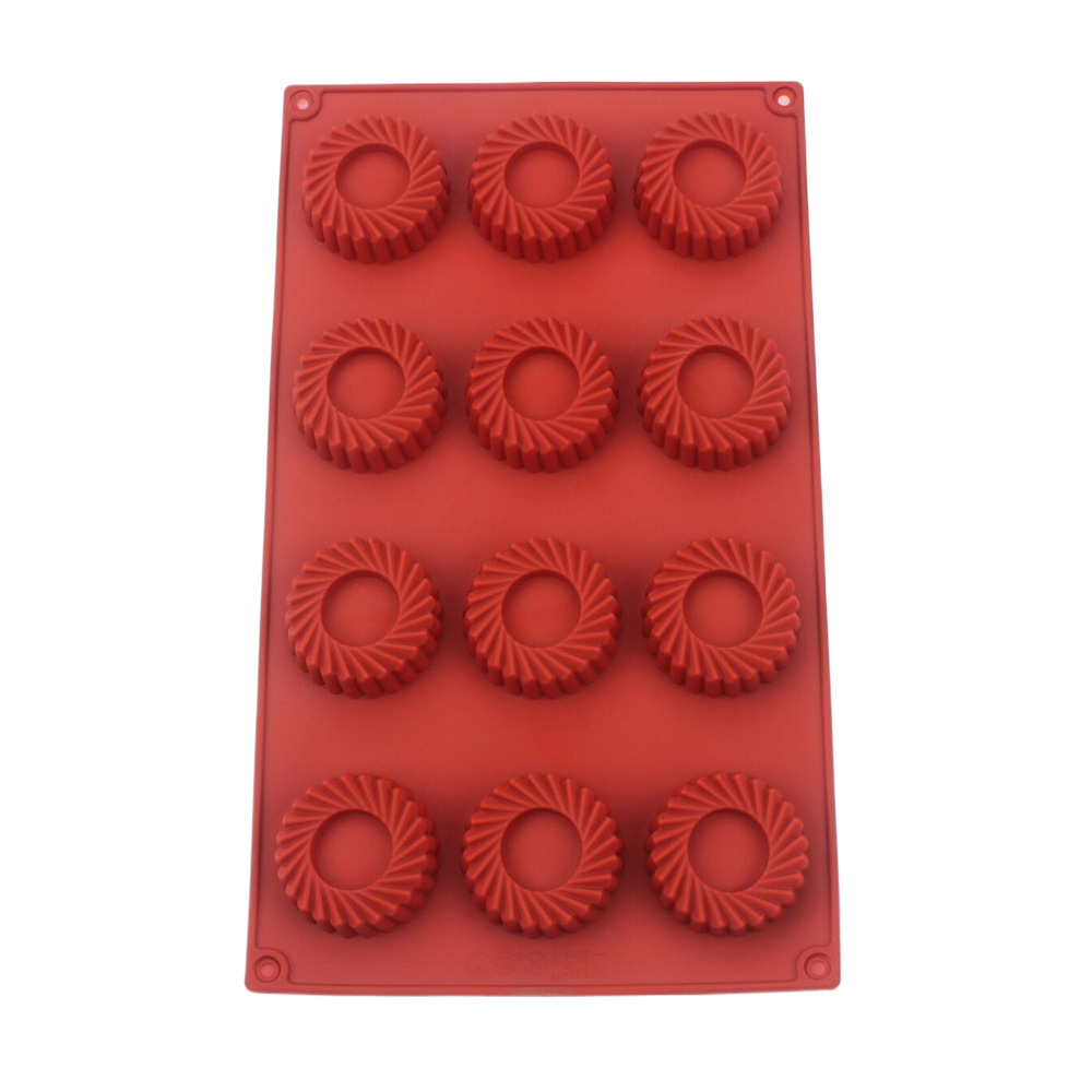 12 Holes Circular Vortex Shape - Donut Mold Silicone avis et prix