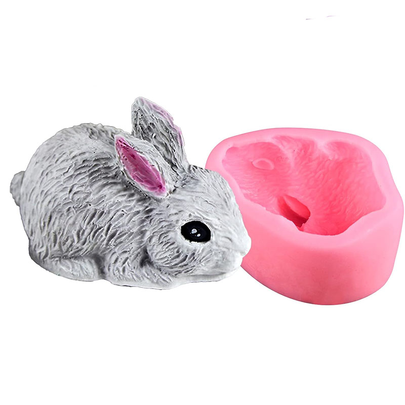 3D Rabbit Silicone Soap Mold E - Bunny Cake Mold avis et prix
