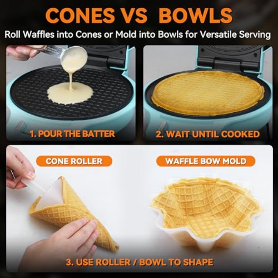 Waffle Cone Maker Machine with - Waffle Cone Maker avis et prix