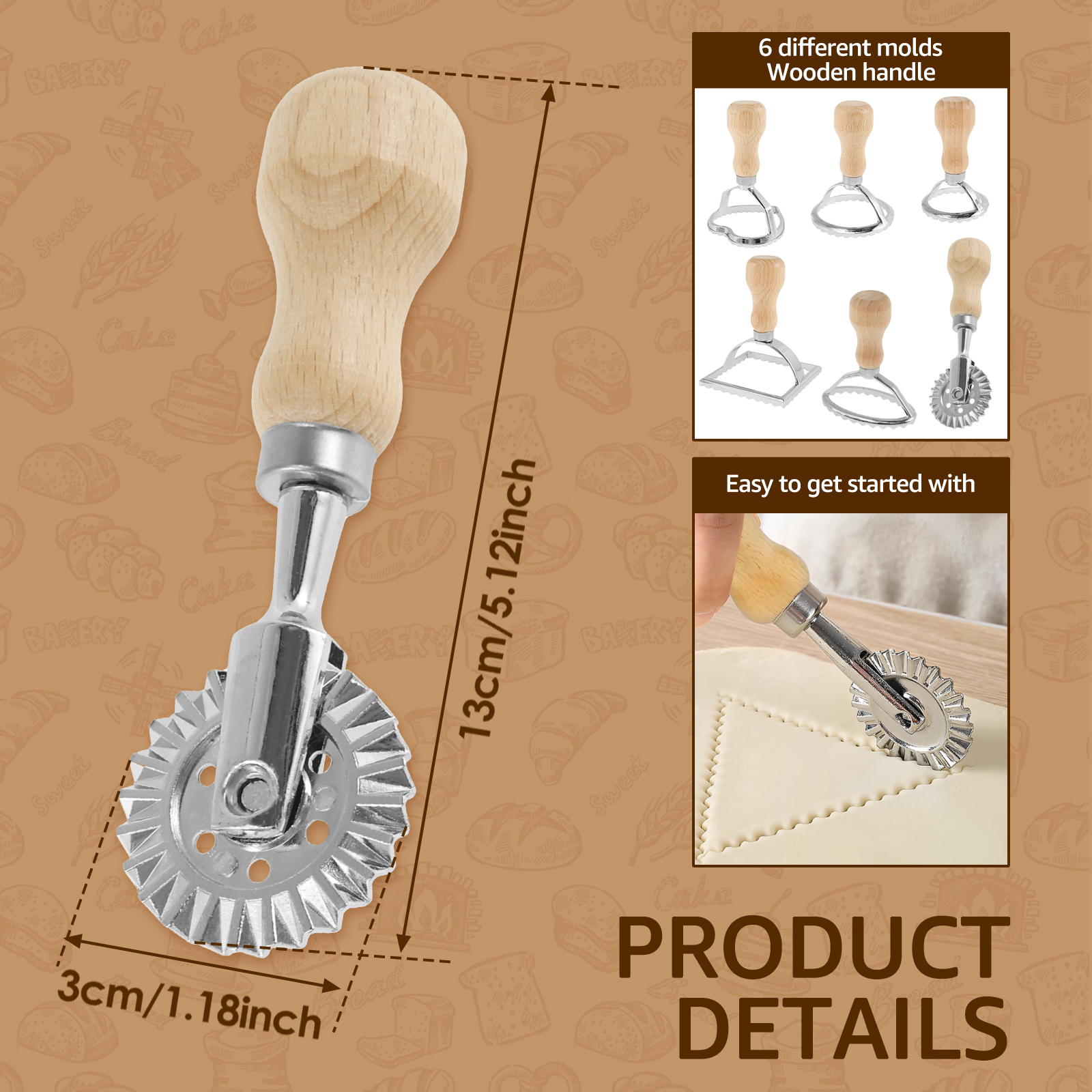 6Pcs Ravioli Maker Set Ravioli - Dumpling Press Set avis et prix