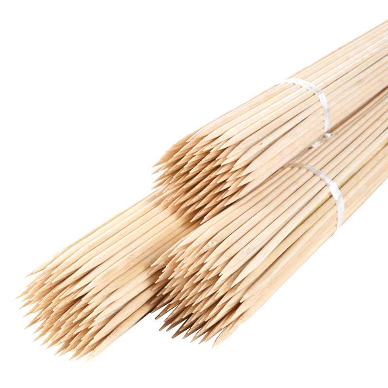 50cm x 6mm BBQ Bamboo Skewers  - Corn Dog Stick avis et prix