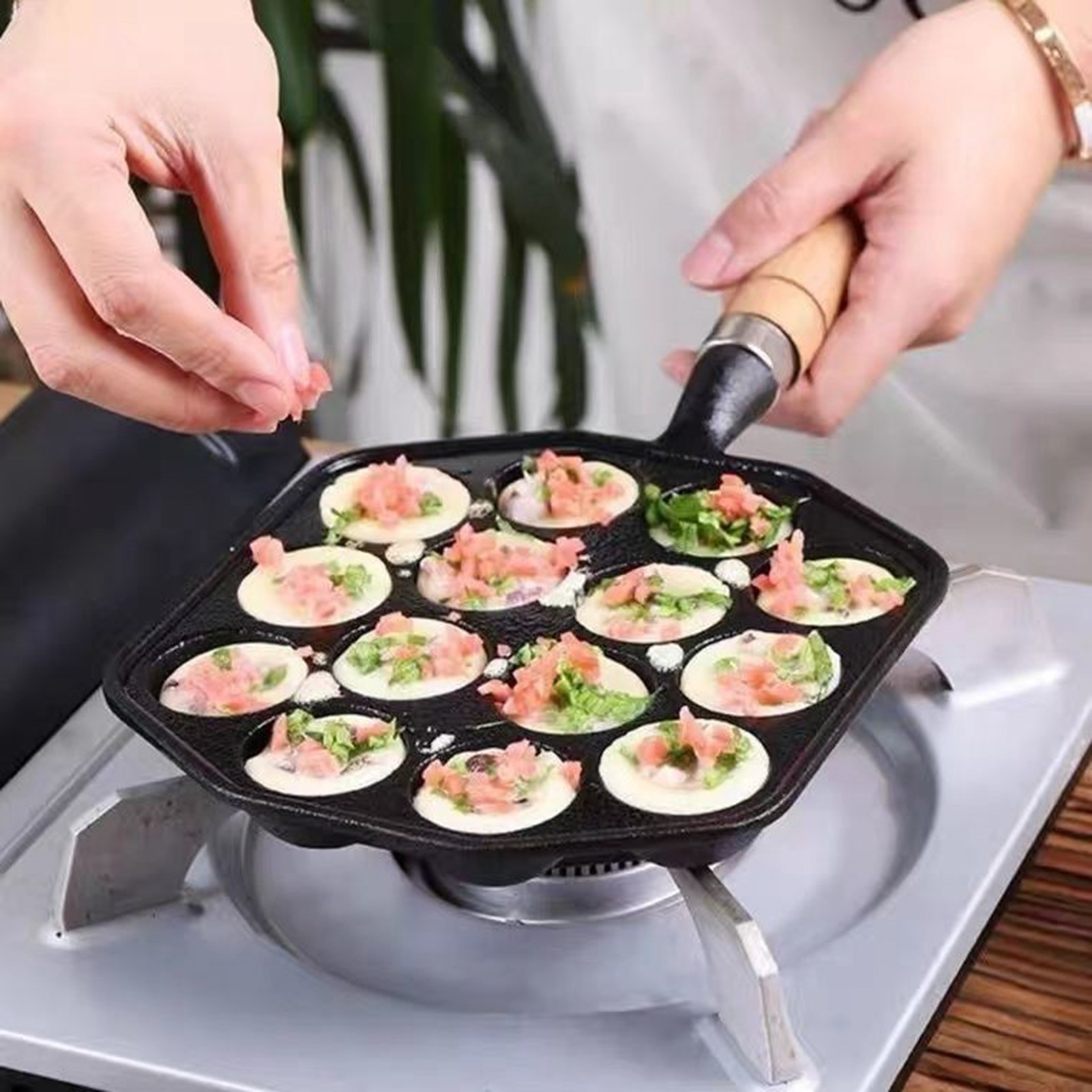 14 Holes Takoyaki Pan Nonstick - Takoyaki Grill Plate avis et prix