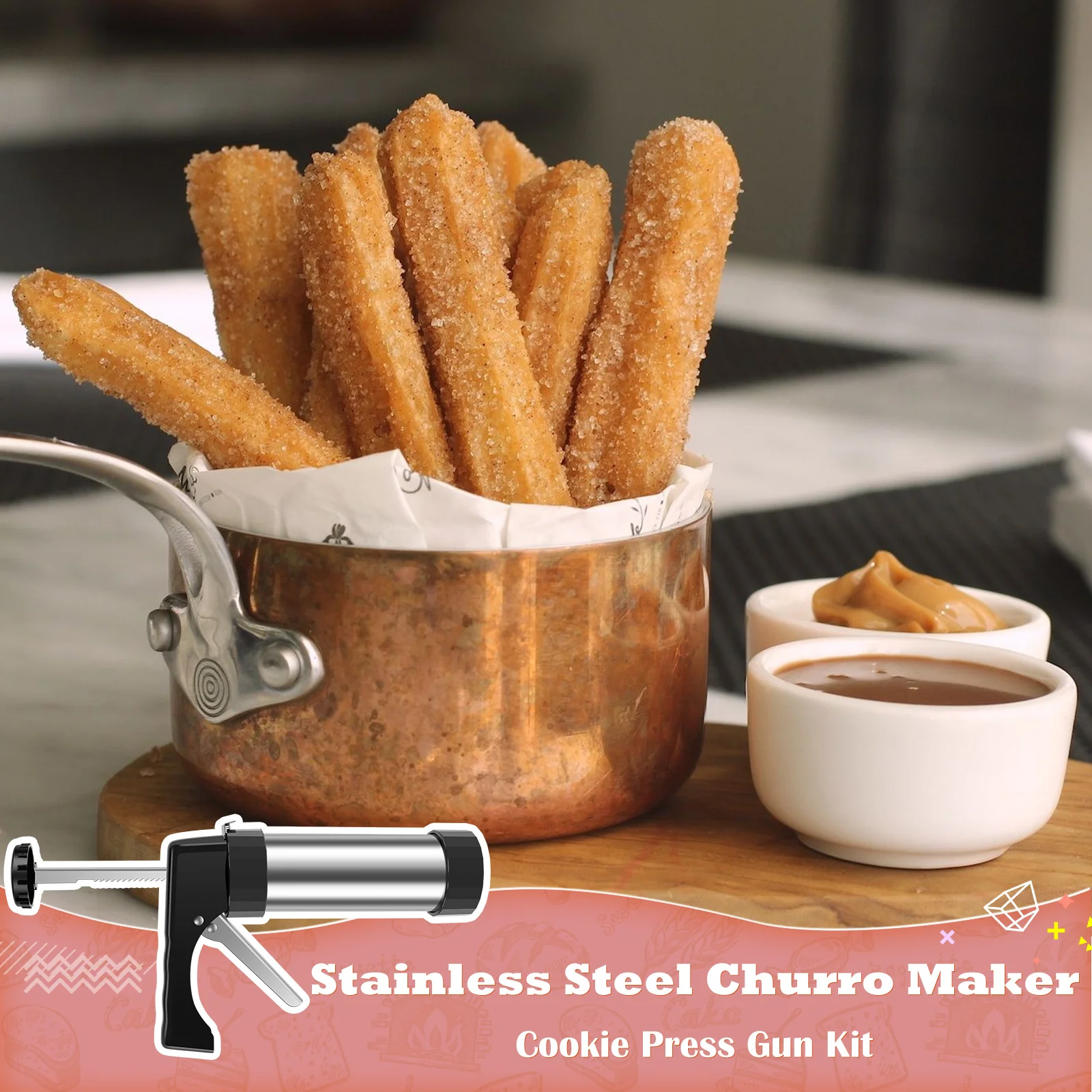 DIY Churro Maker Machine Cooki - Churros Maker Gun avis et prix