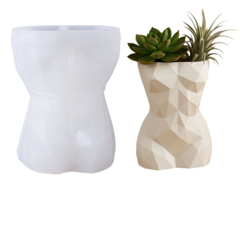 3D Geometric Female Body Flowe - Potsticker Mold avis et prix