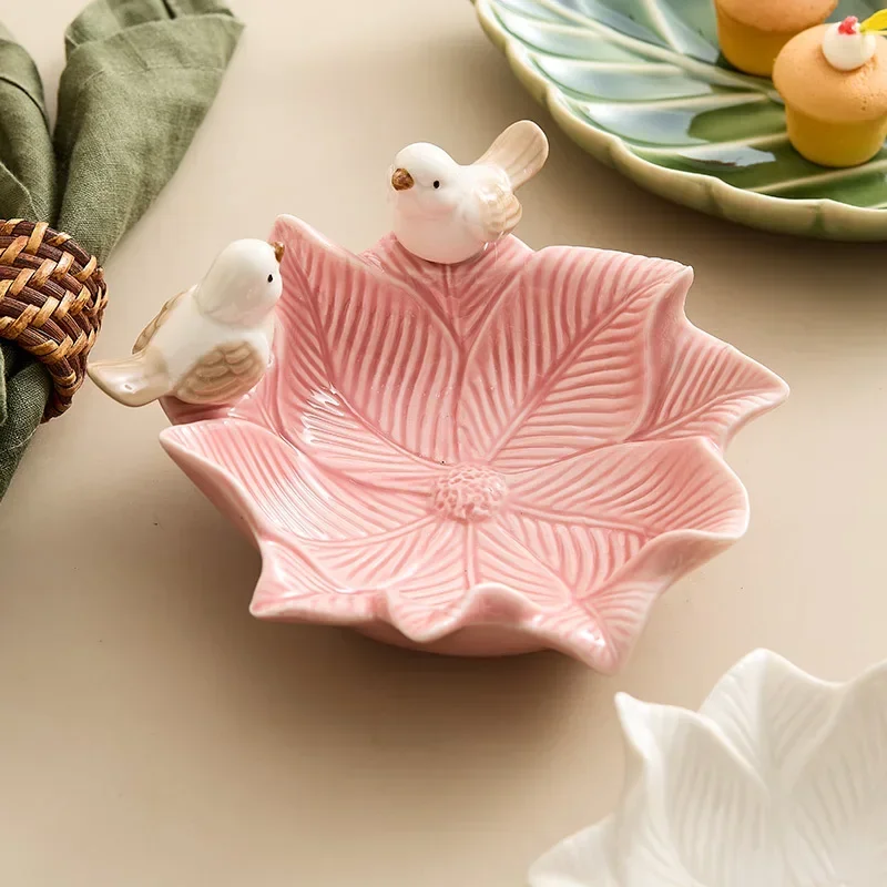 Cute Bird Tray Ceramic Jewelry - Dim Sum Basket avis et prix