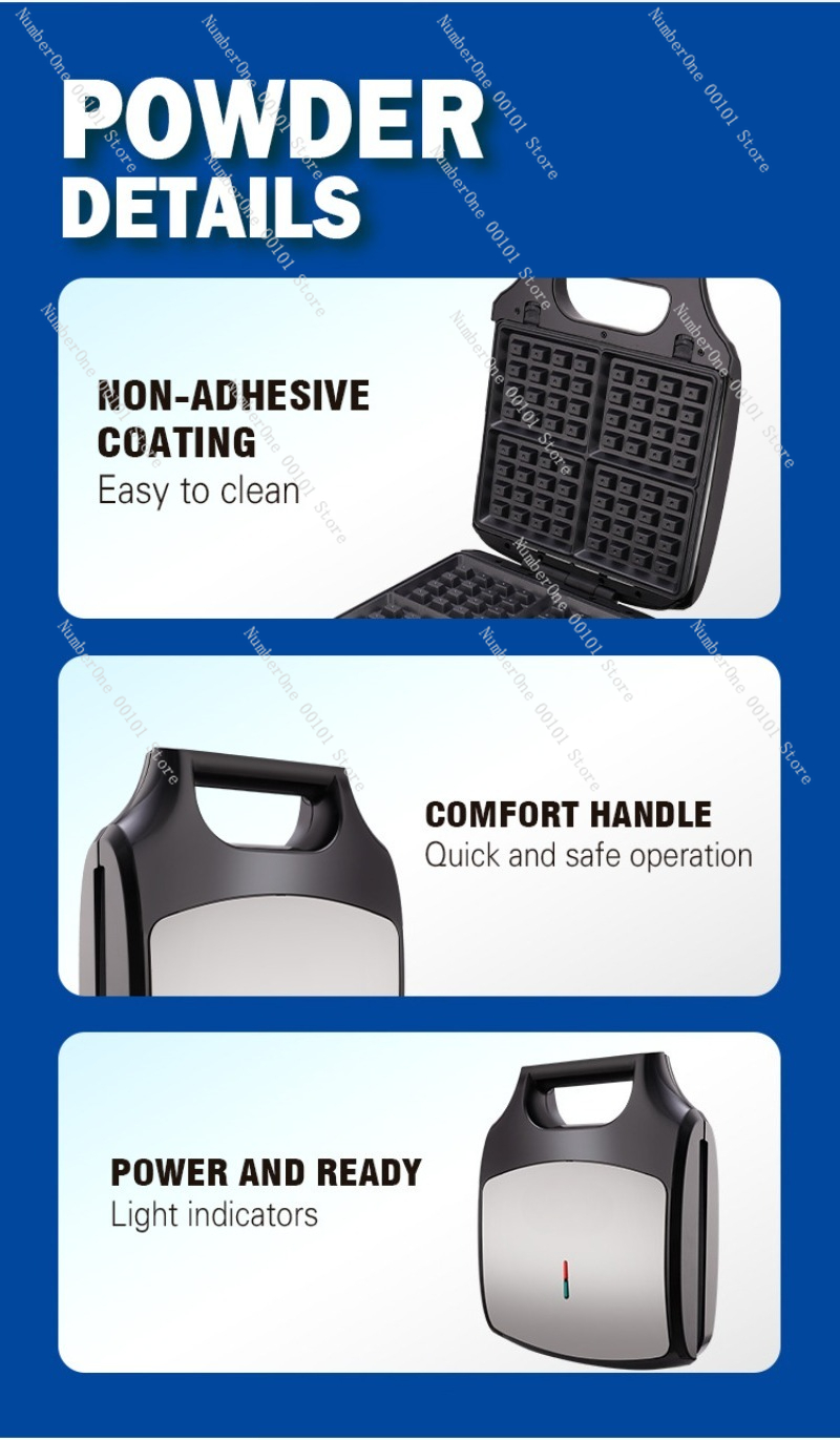 Household Small Multipurpose 3 - Waffle Cone Maker avis et prix