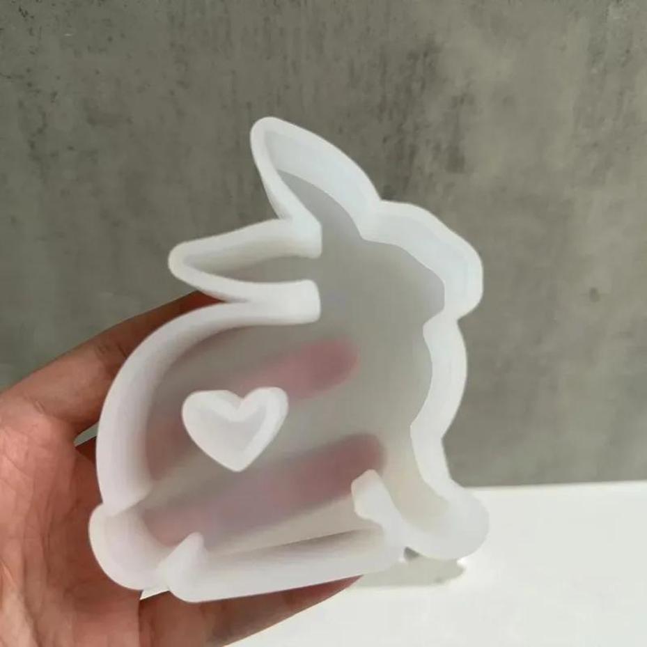 1Pcs Heart Shaped Bunny Silico - Bunny Cake Mold avis et prix