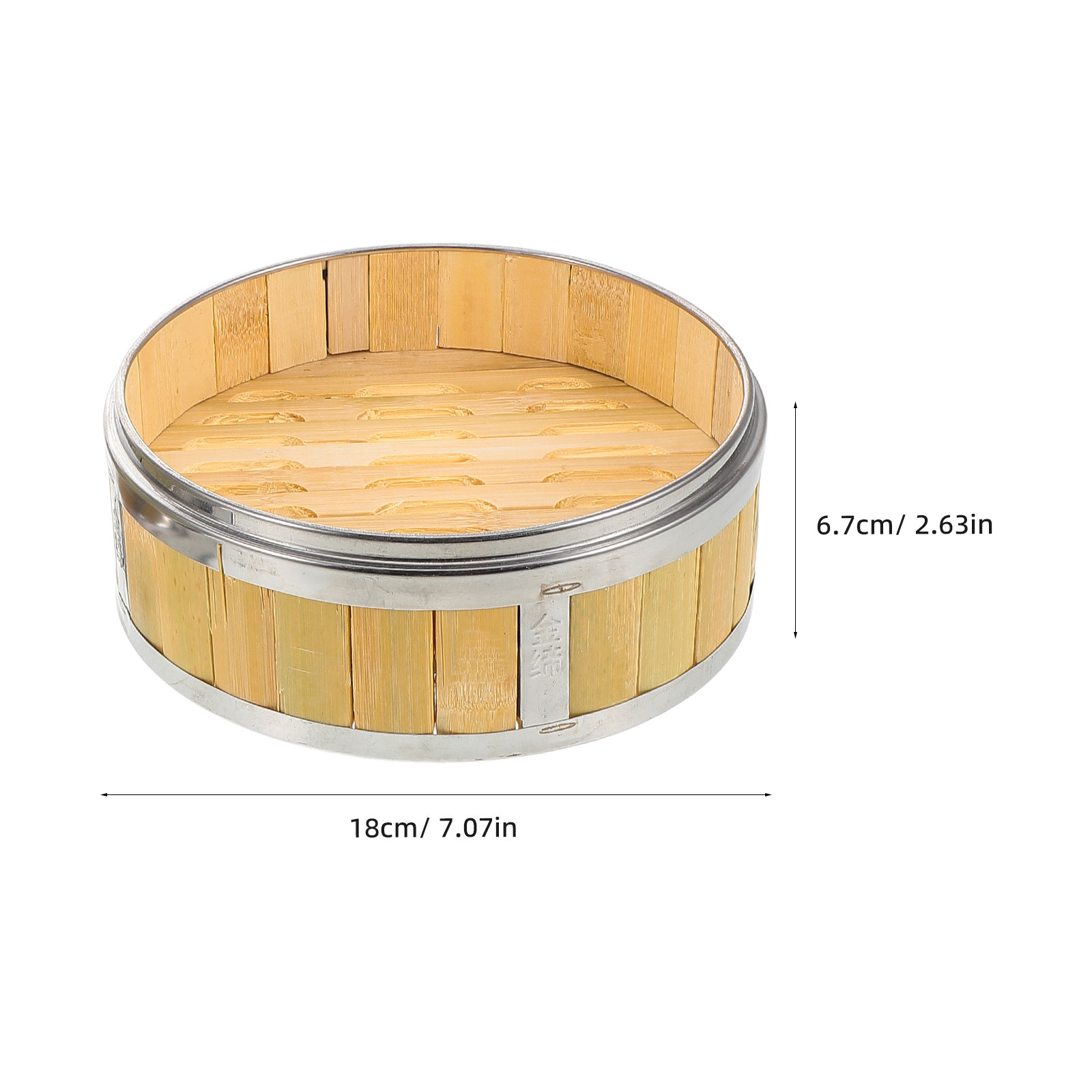 Traditional 18Cm Wood Steamer  - Bao Steamer Bamboo avis et prix