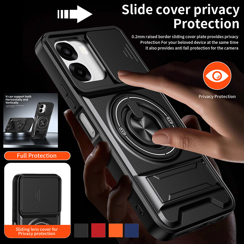 Armor Phone Case For Oppo A6x  - Taco Stand Holder avis et prix