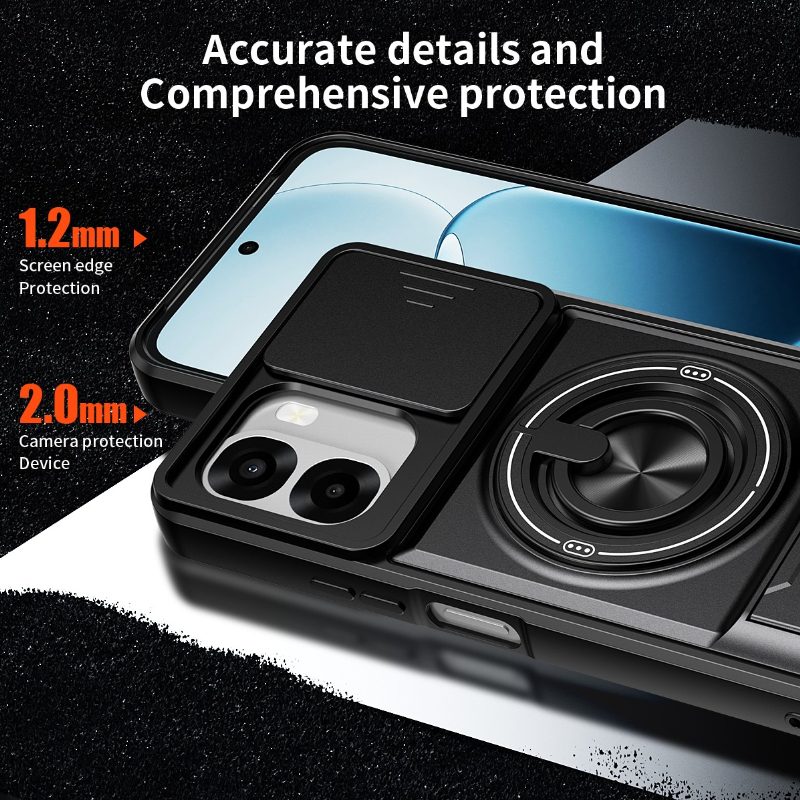 Armor Phone Case For Oppo A6x  - Taco Stand Holder avis et prix