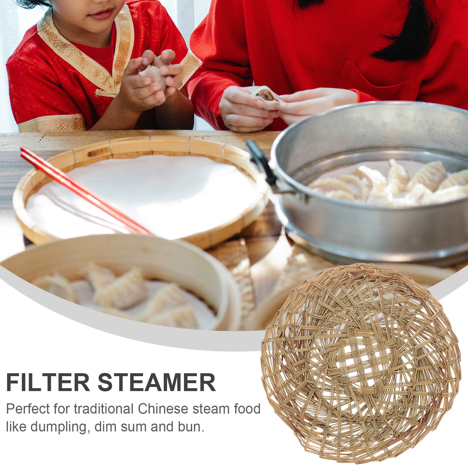 6Pcs Reusable Steamer Pads Rou - Dim Sum Basket avis et prix