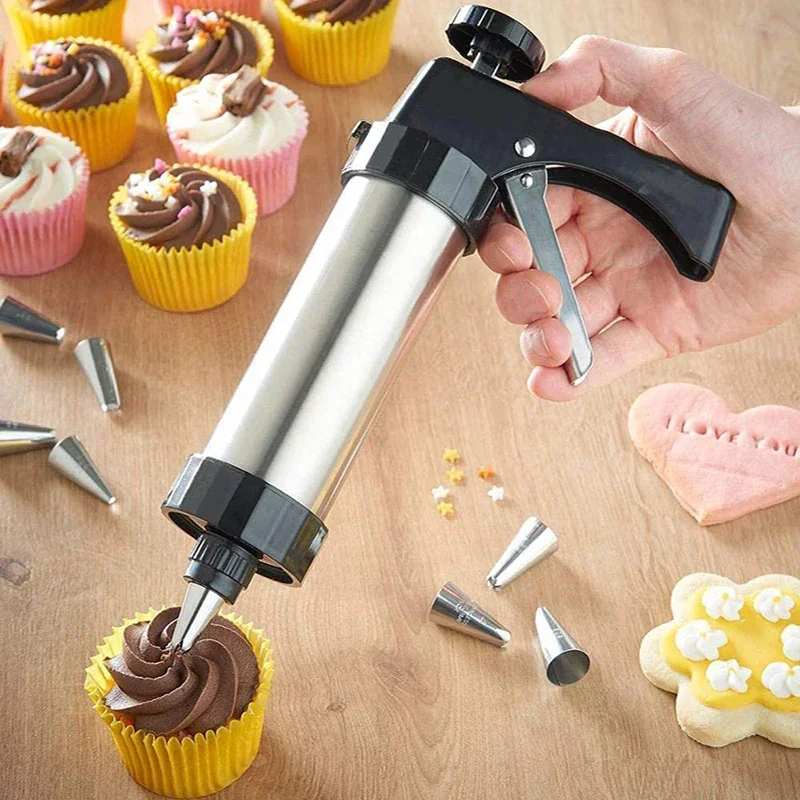 Cookie Press Gun Kit Stainless - Churros Maker Gun avis et prix