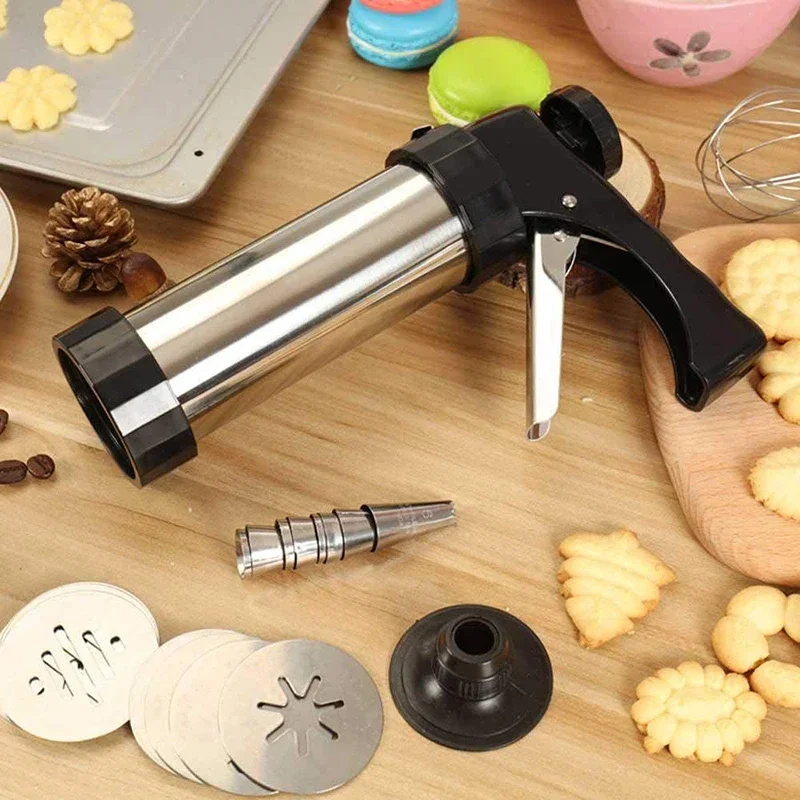 Cookie Press Gun Kit Stainless - Churros Maker Gun avis et prix