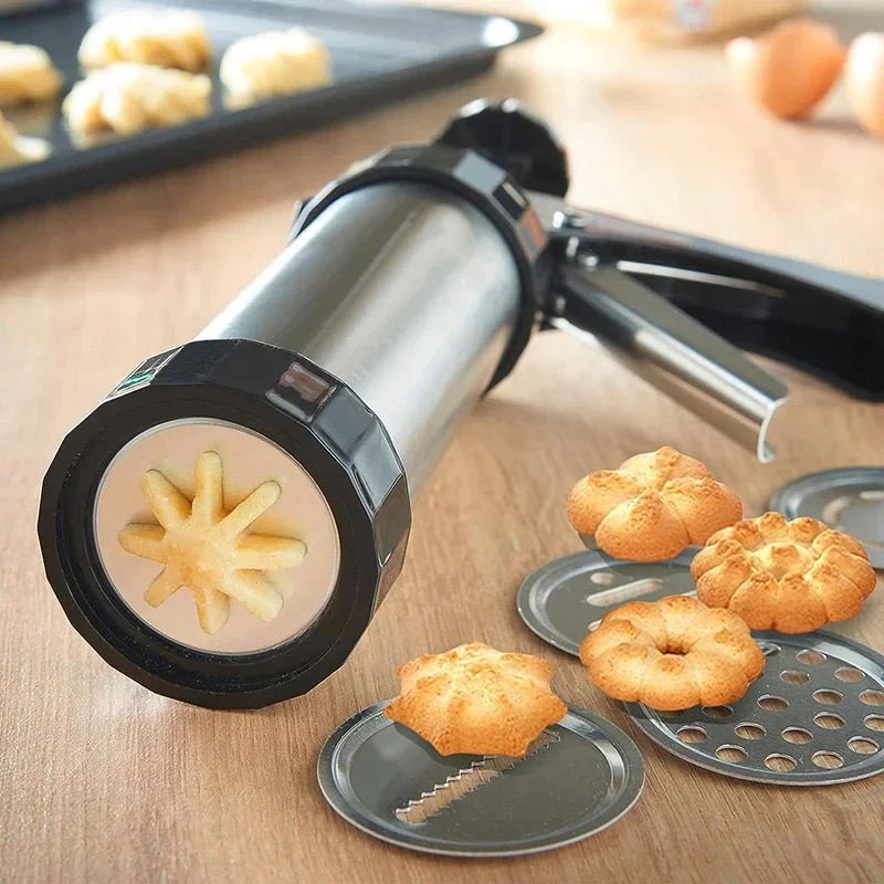 Cookie Press Gun Kit Stainless - Churros Maker Gun avis et prix