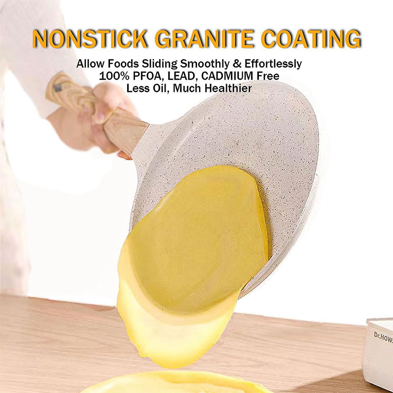 20/24/28cm Nonstick Crepe Egg  - Danish Pancake Pan avis et prix