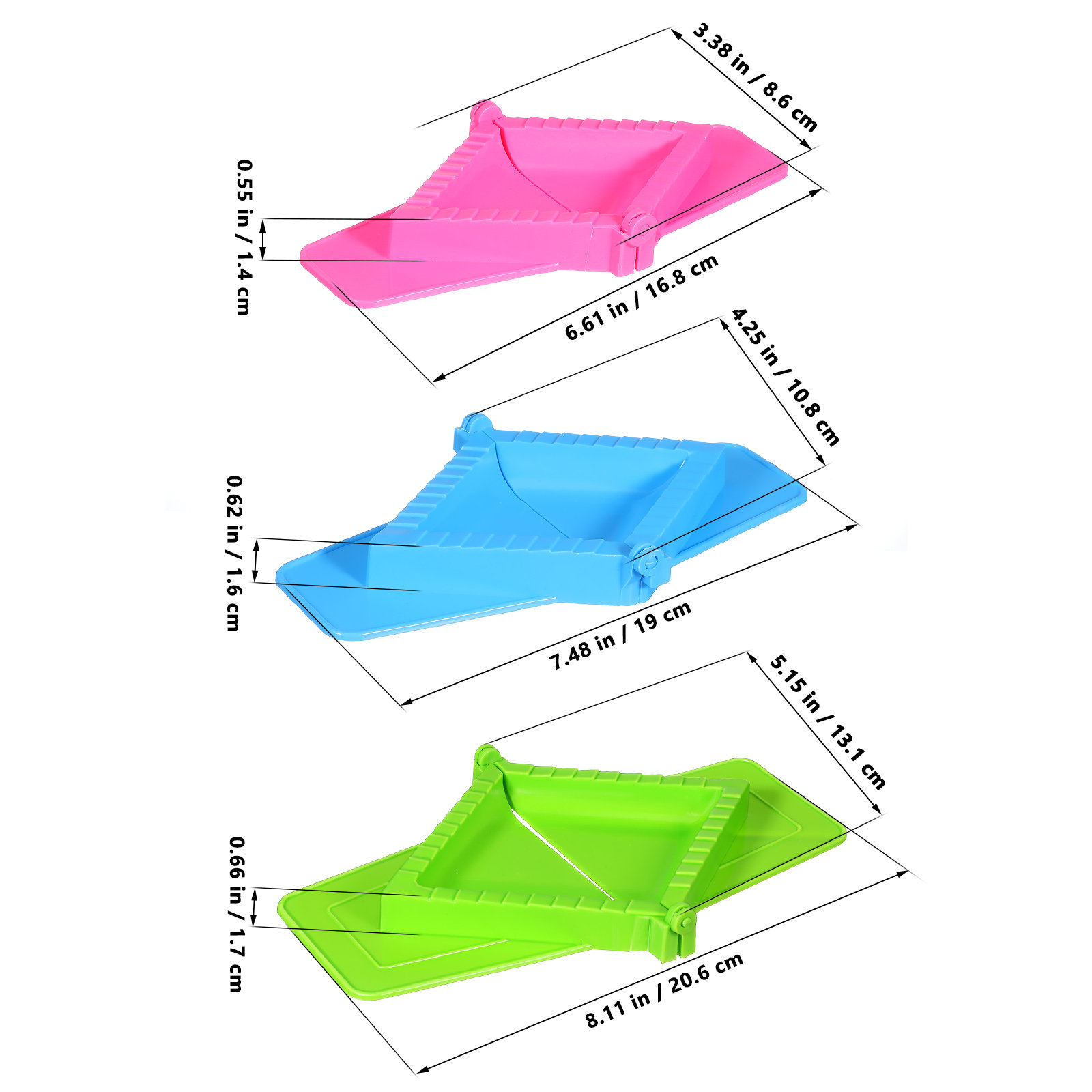 3Pcs Dumpling Mold Plastic Set - Dumpling Press Set avis et prix