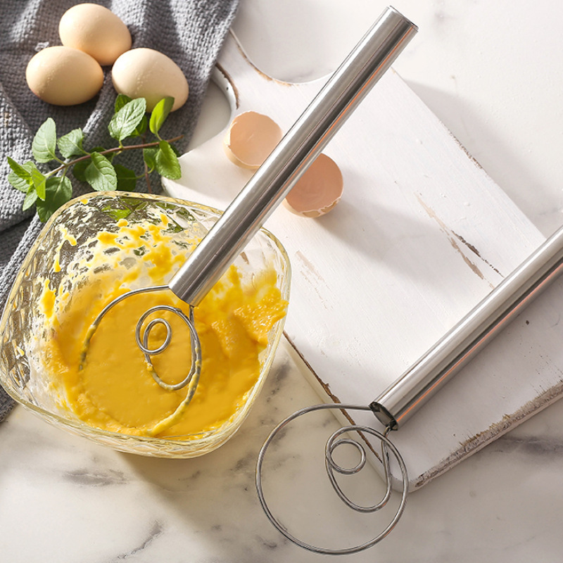 Danish Dough Whisk - Stainless - Danish Pancake Pan avis et prix