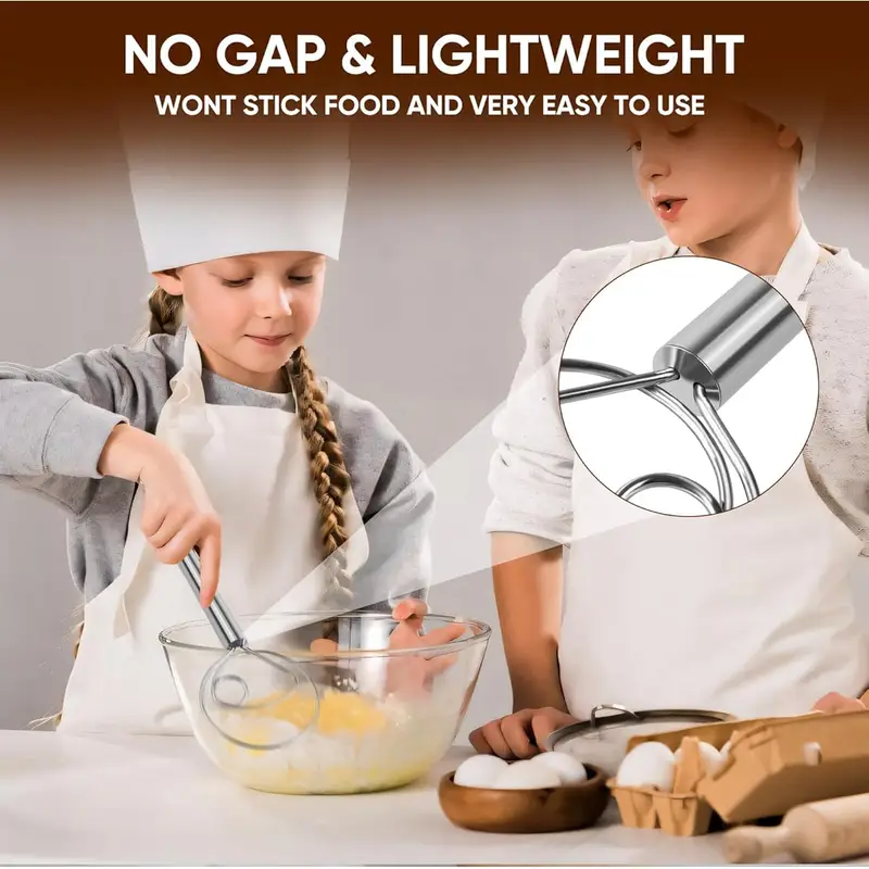 Danish Dough Whisk - Stainless - Danish Pancake Pan avis et prix