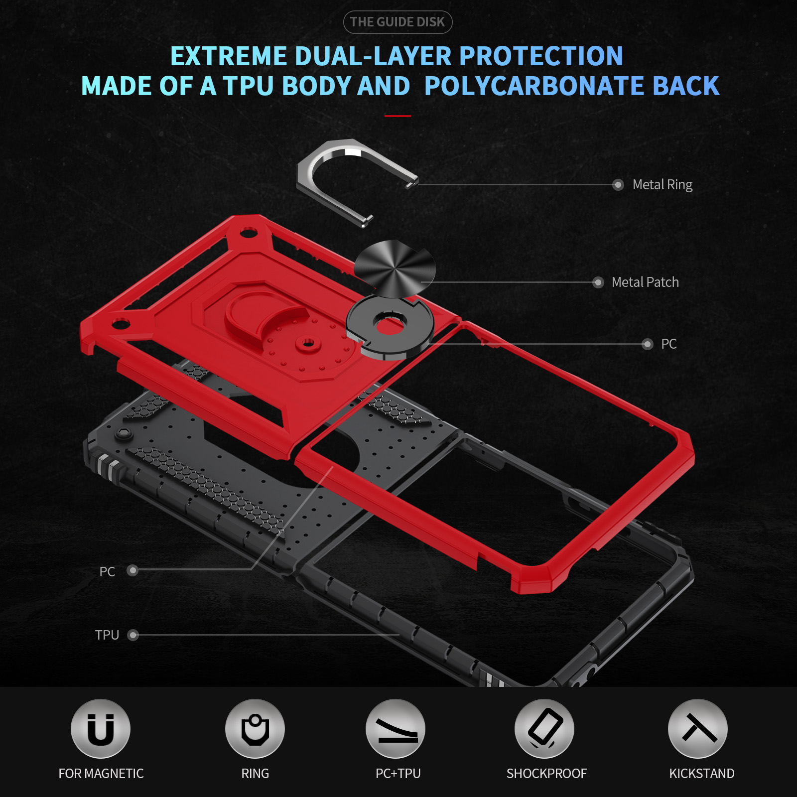 Military-grade Shockproof Phon - Taco Stand Holder avis et prix