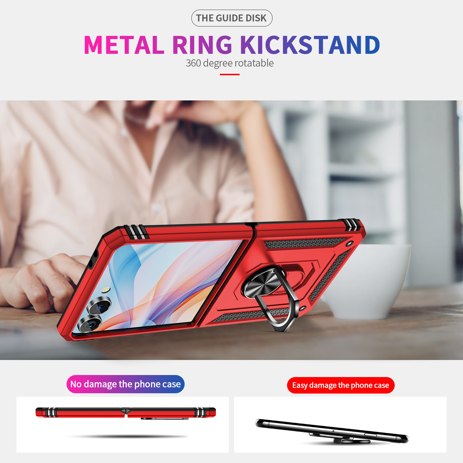 Military-grade Shockproof Phon - Taco Stand Holder avis et prix