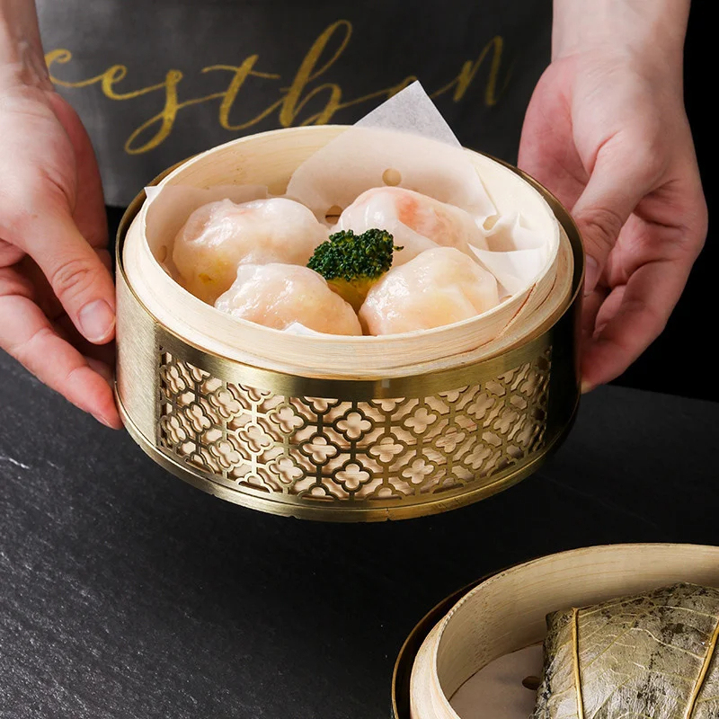 Chinese Bamboo Dimsum Lid Dump - Bao Steamer Bamboo avis et prix