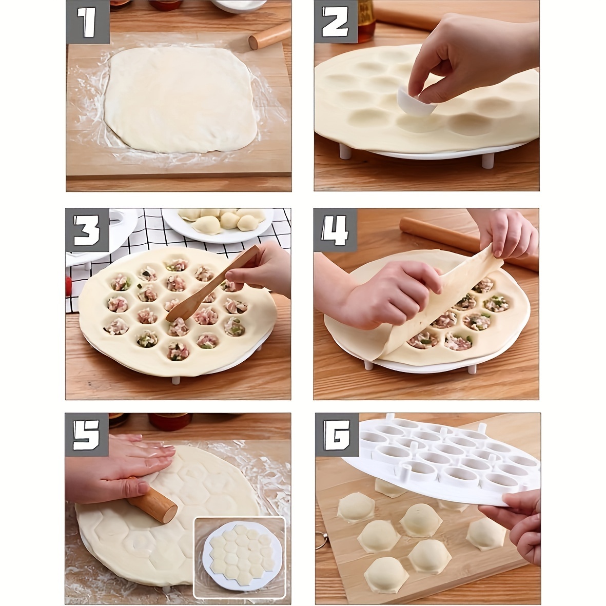 1pc- Simple Chinese Dumplings  - Dumpling Press Set avis et prix