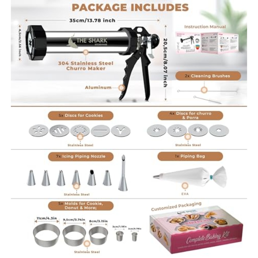Churro Maker Machine and Sprit - Churros Maker Gun avis et prix
