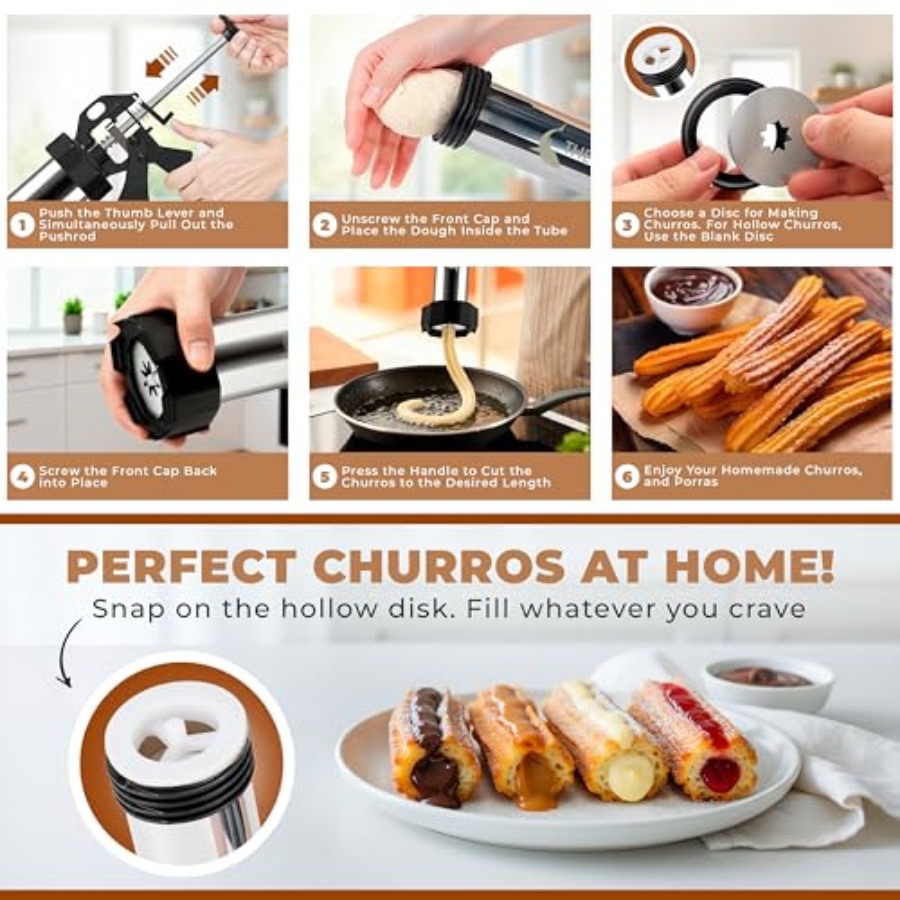 Churro Maker Machine and Sprit - Churros Maker Gun avis et prix