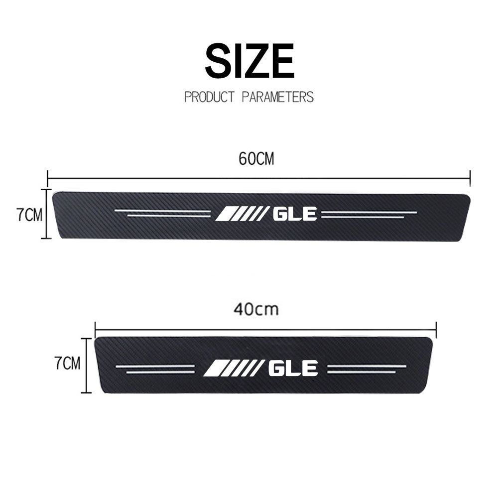 4pcs car Sticker door carbon l - Crepe Pan Carbon avis et prix