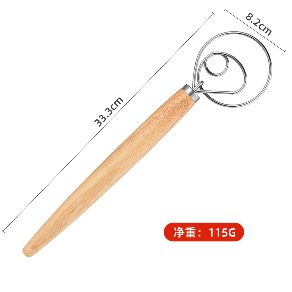 13inch Danish Dough Whisk Stai - Danish Pancake Pan avis et prix