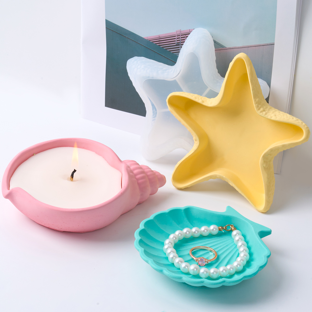DIY Concrete Starfish Starage  - Potsticker Mold avis et prix