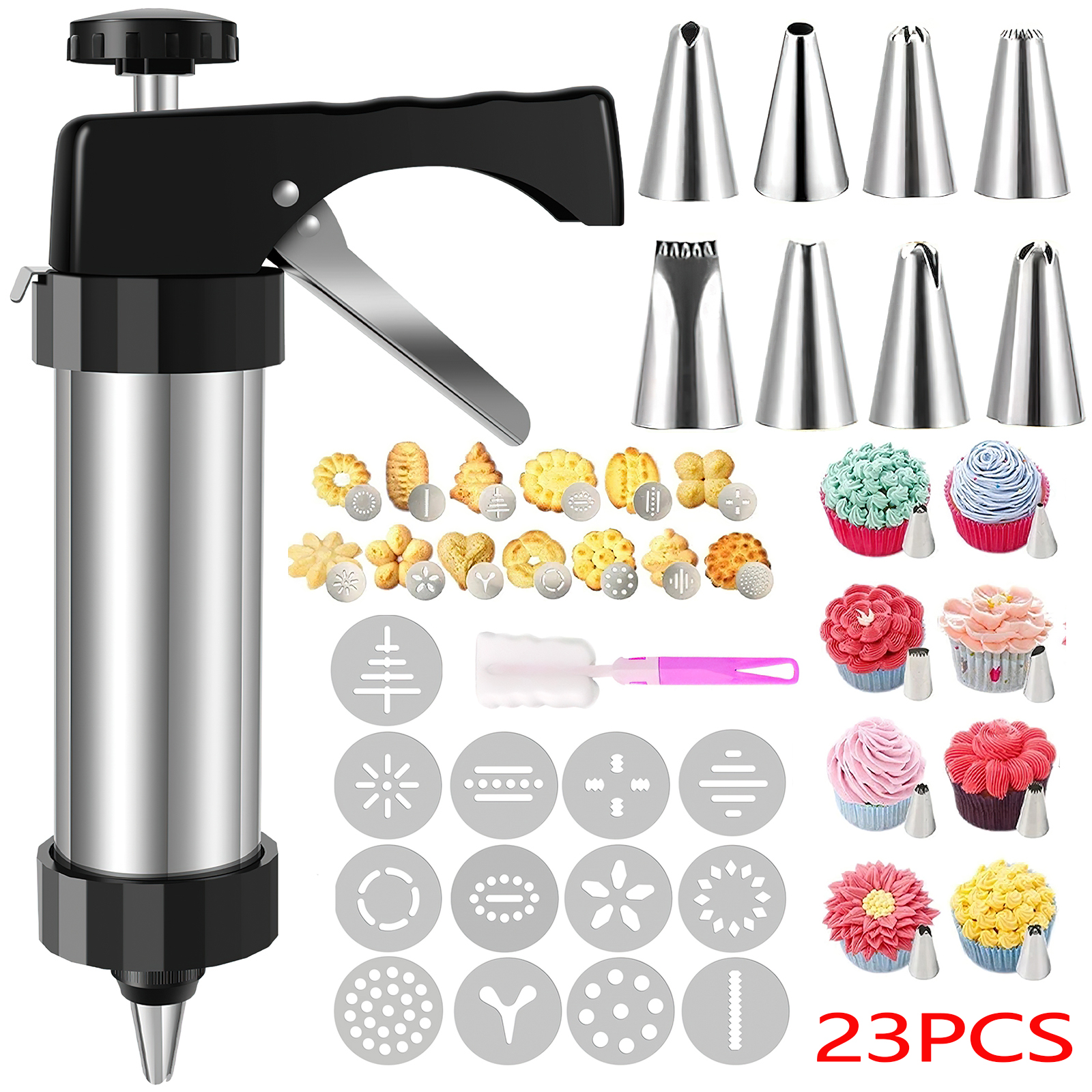 Christmas Cookie Press Gun and - Churros Maker Gun avis et prix