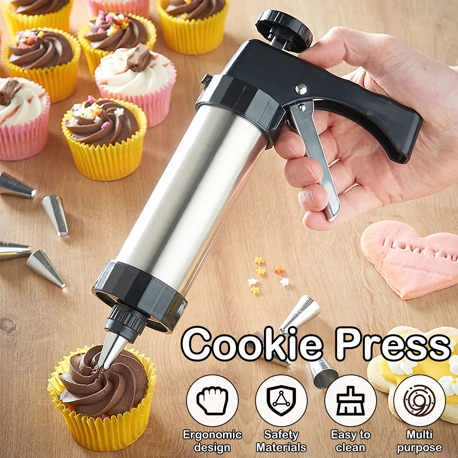 Christmas Cookie Press Gun and - Churros Maker Gun avis et prix